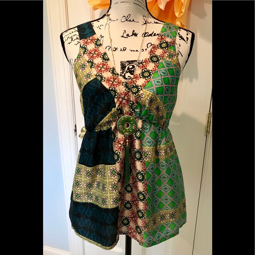 Anthropologie Silk top